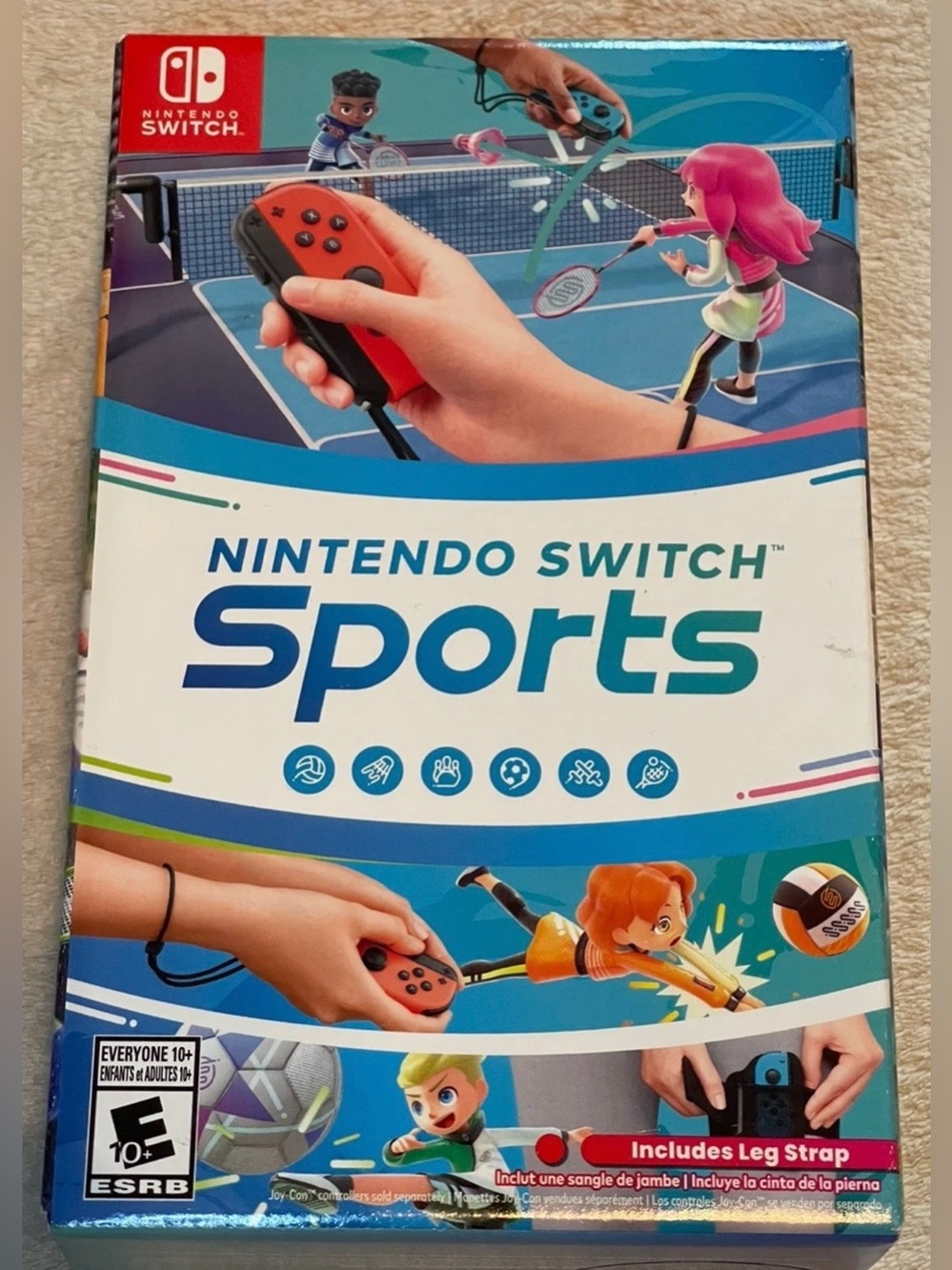 Nintendo Switch Sports Includes Leg Strap BRAND NEW FACTORY SEALED